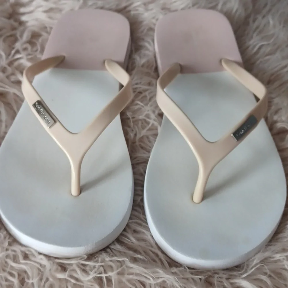 Calvin Klein flip flops
